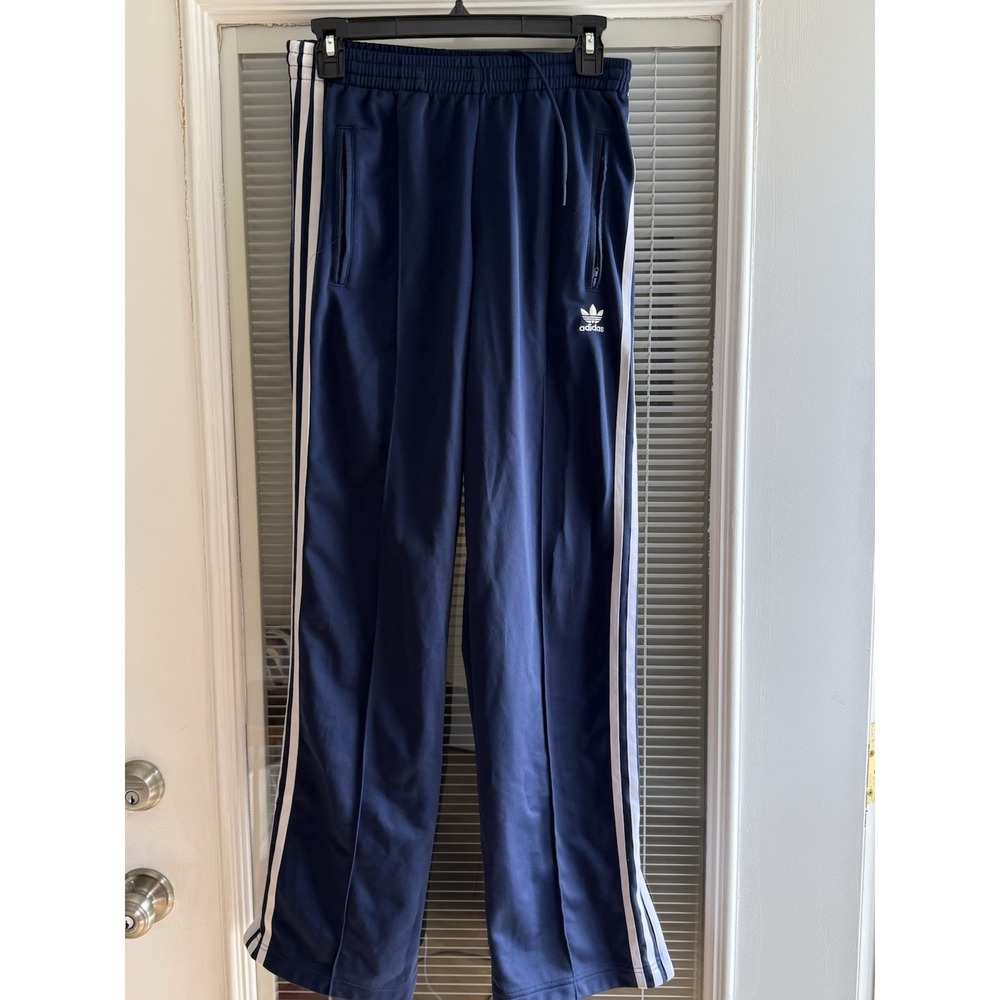 Adidas Training Running Track Pants Women's S Navy Blue Outdoor Athleisure